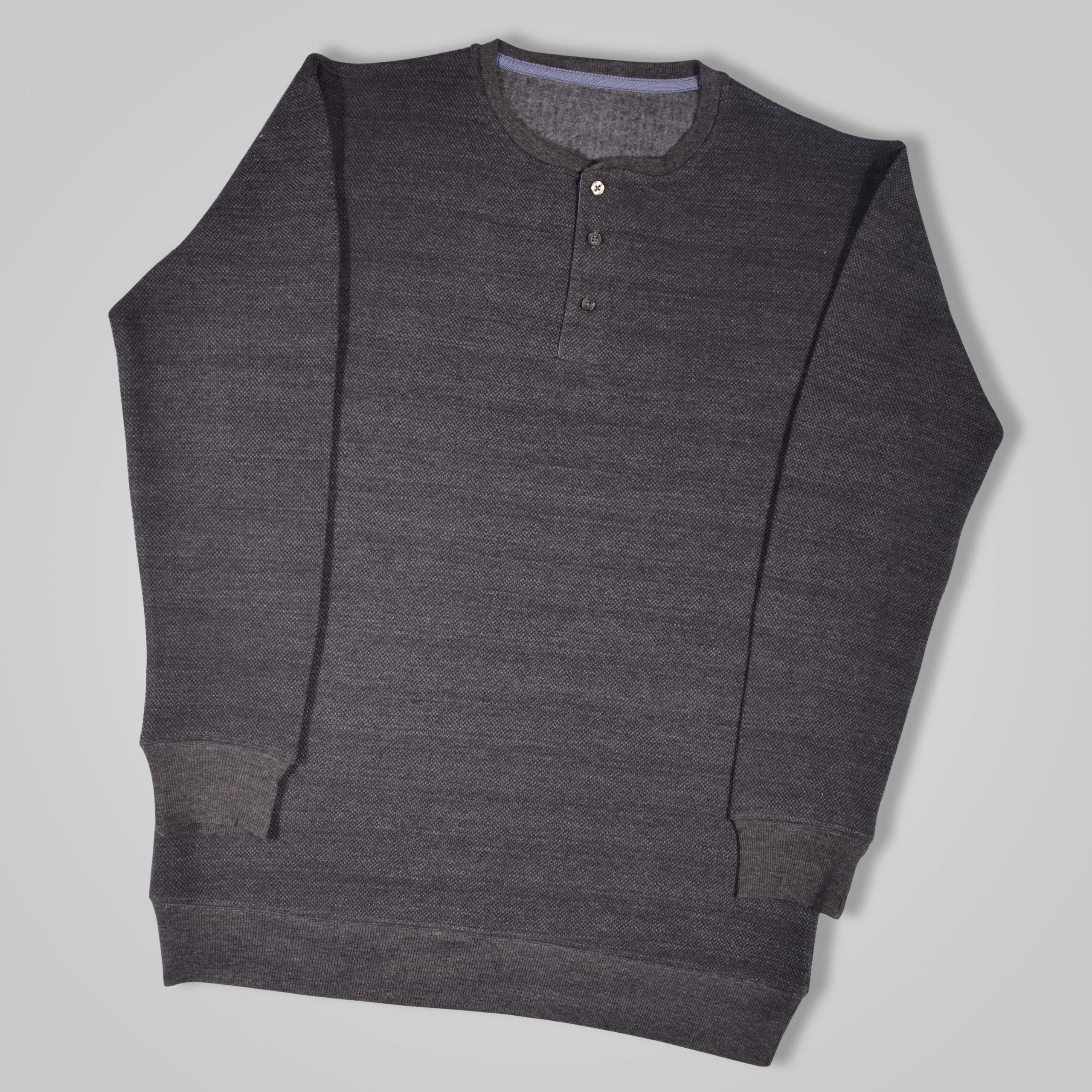 Thermal Henley Charcoal - Code 41