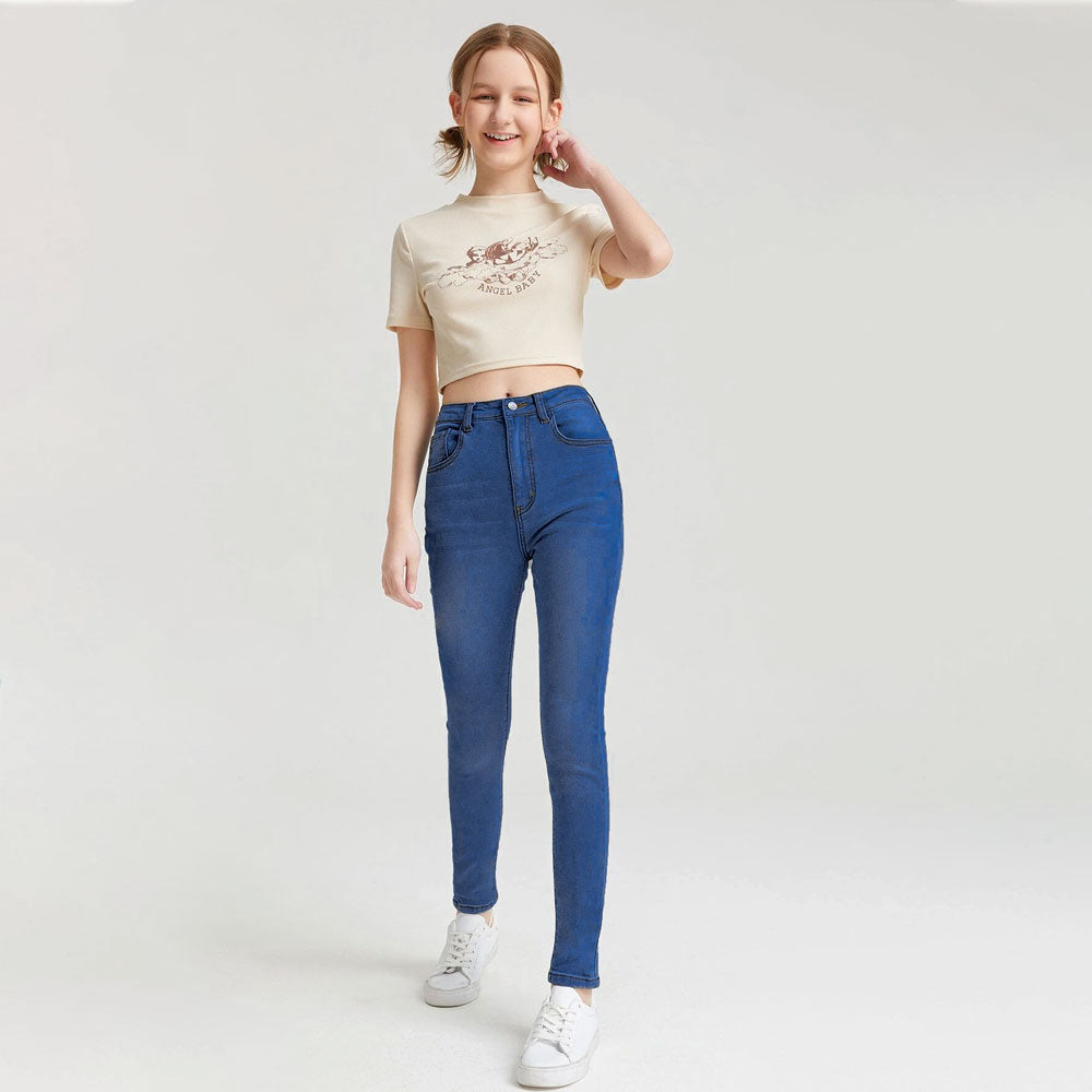 Girl's Stretchable Jeans