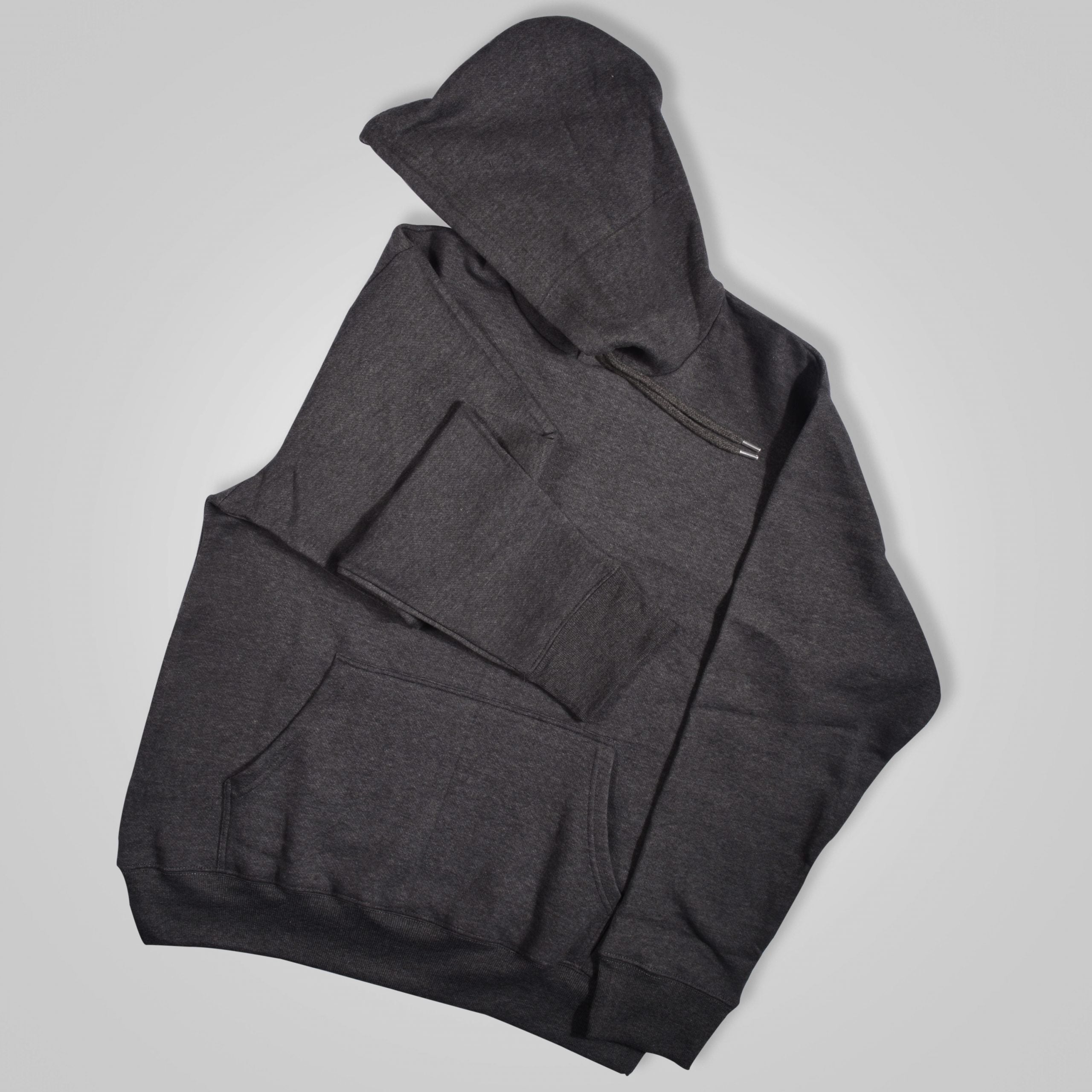 PULLOVER CHARCOAL HOODIE - Code 21