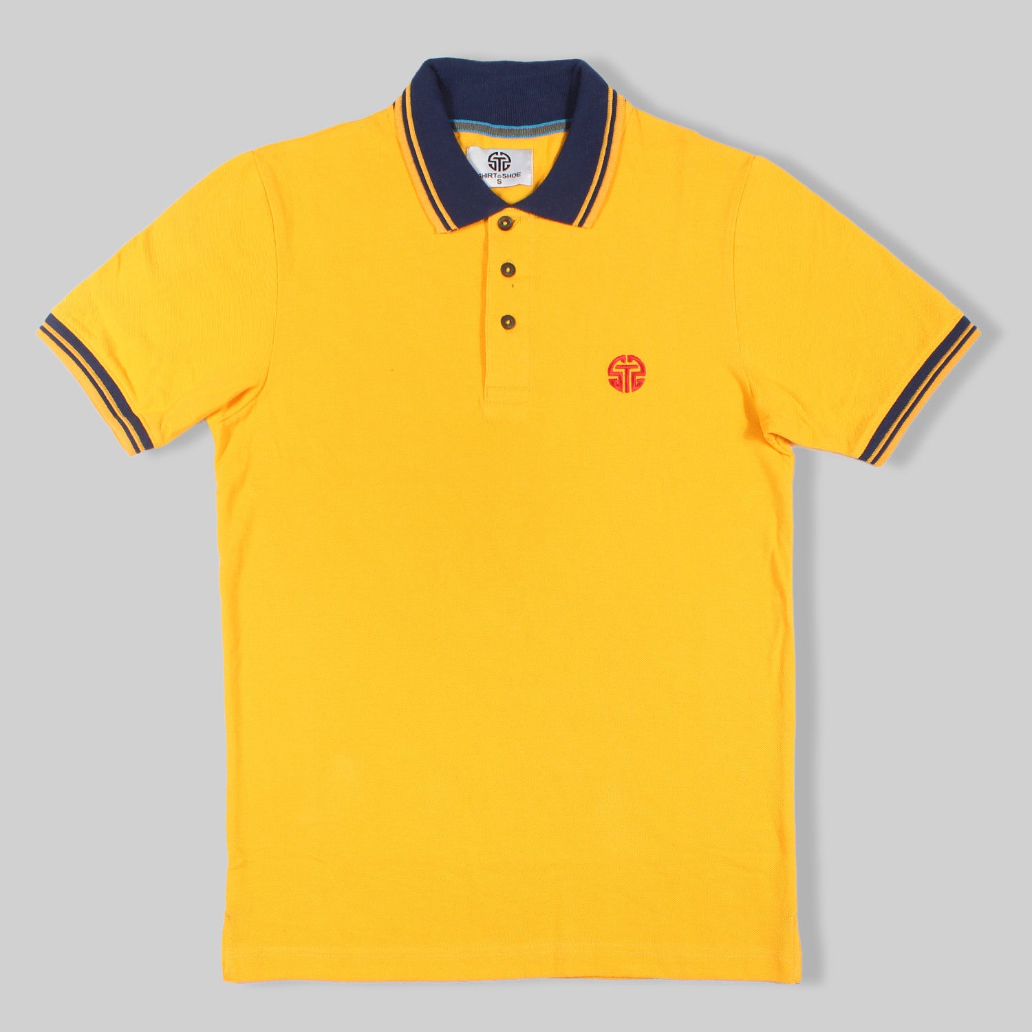 Polo Yellow Color Short Sleeve