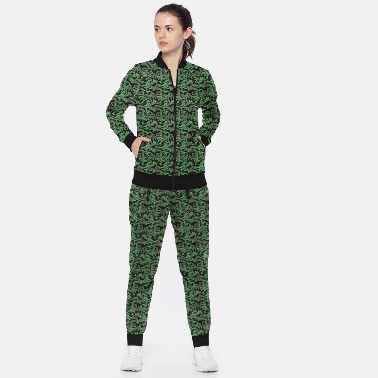 Camouflage AOP Ladies Track Suit  Code-6061