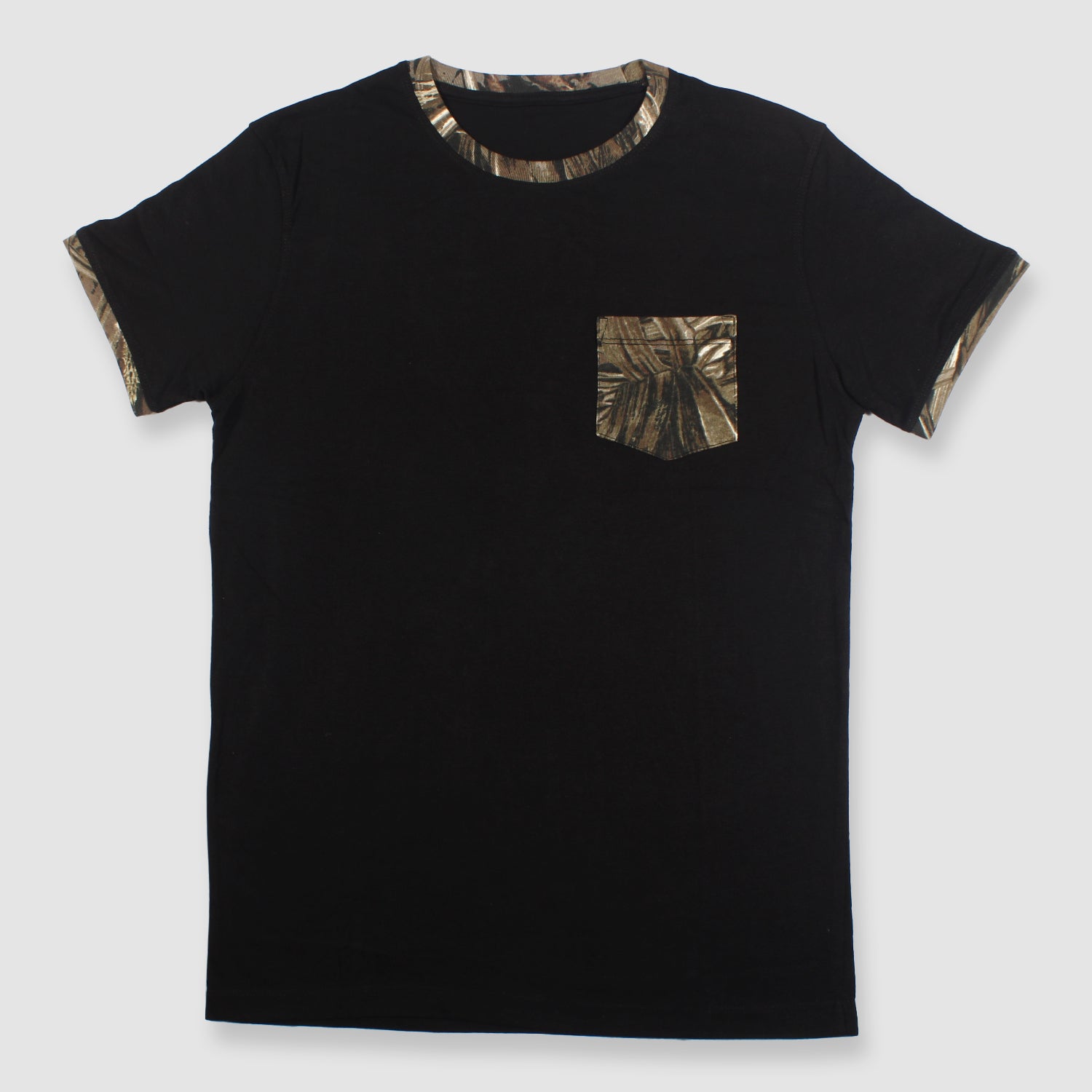 Black Pocket T-Shirt-175
