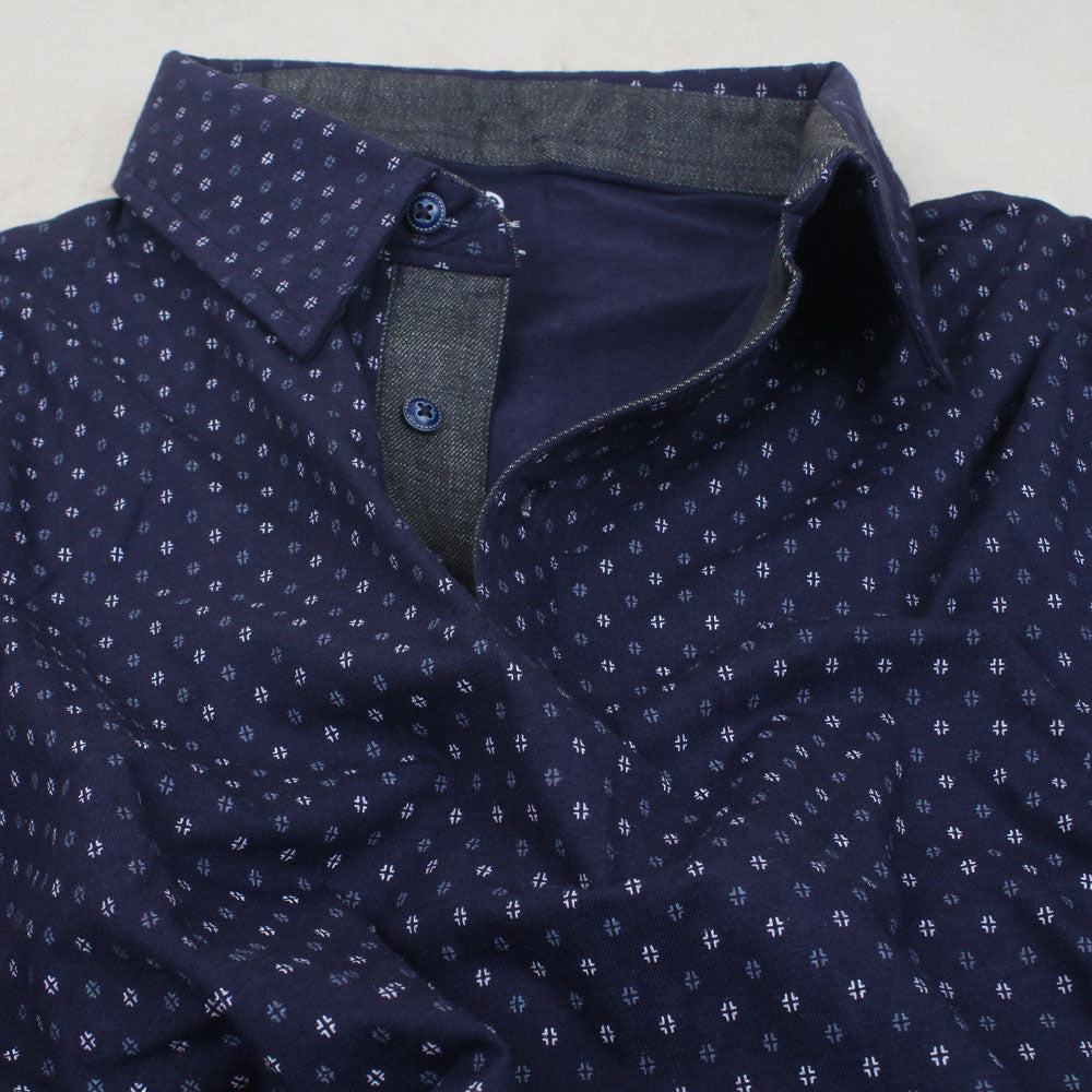 Men's short sleeve with texture