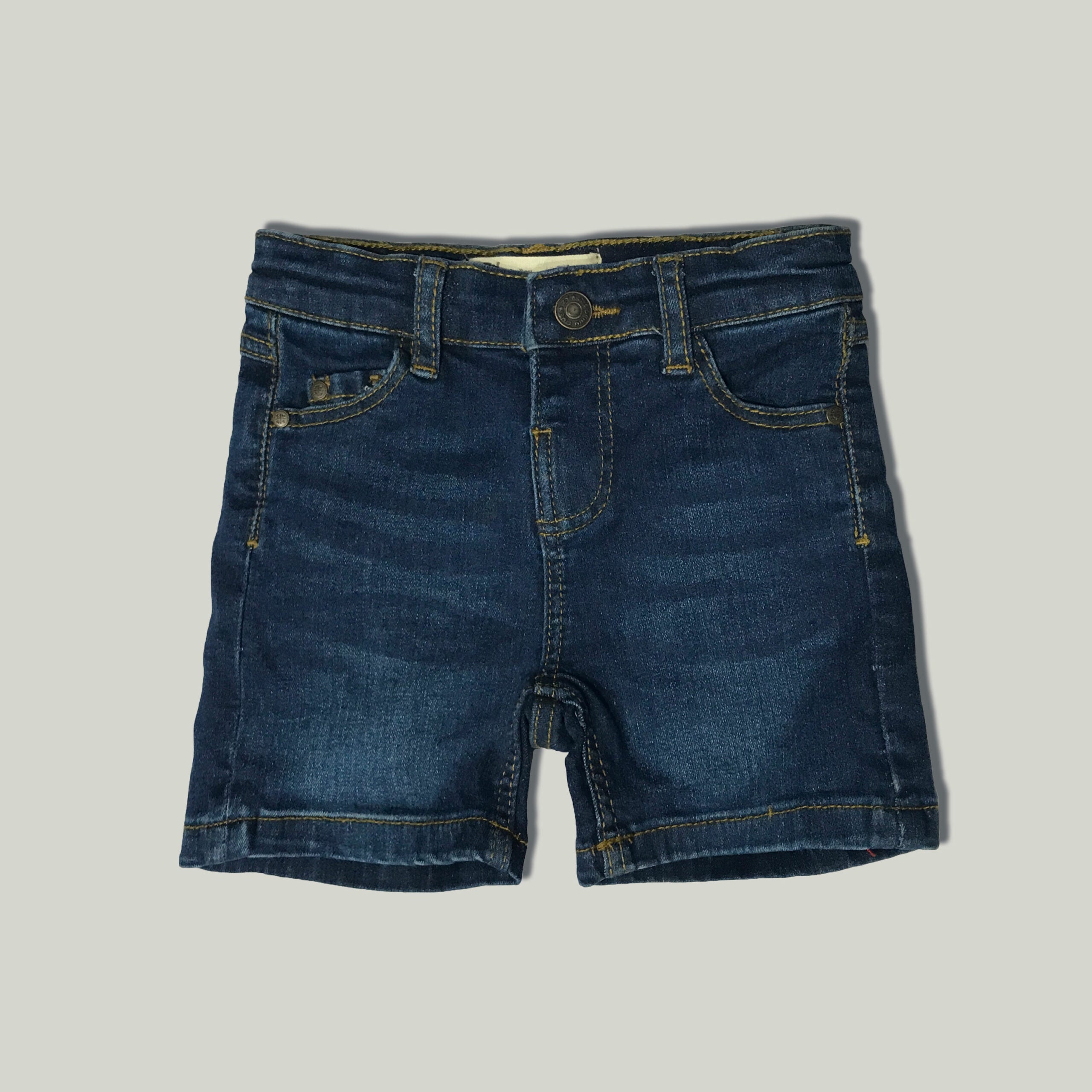 Toddlers Dark Blue Jeans shorts