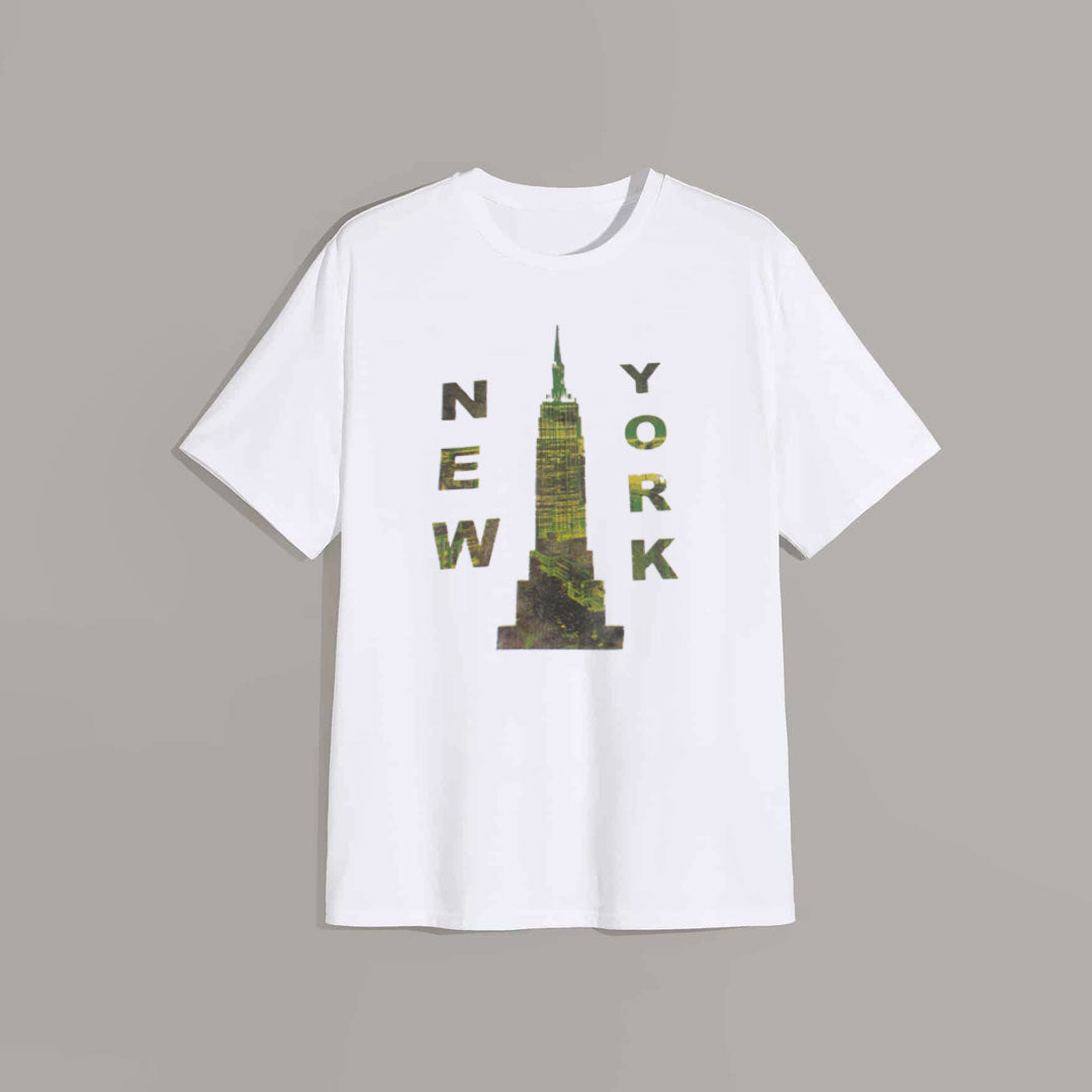 New York Green Monogram T-shirt