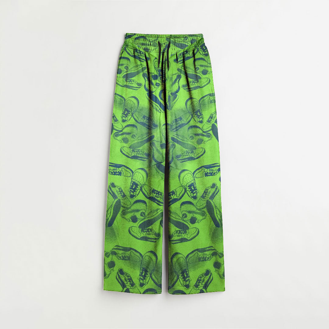 Female Funky Green Trouser