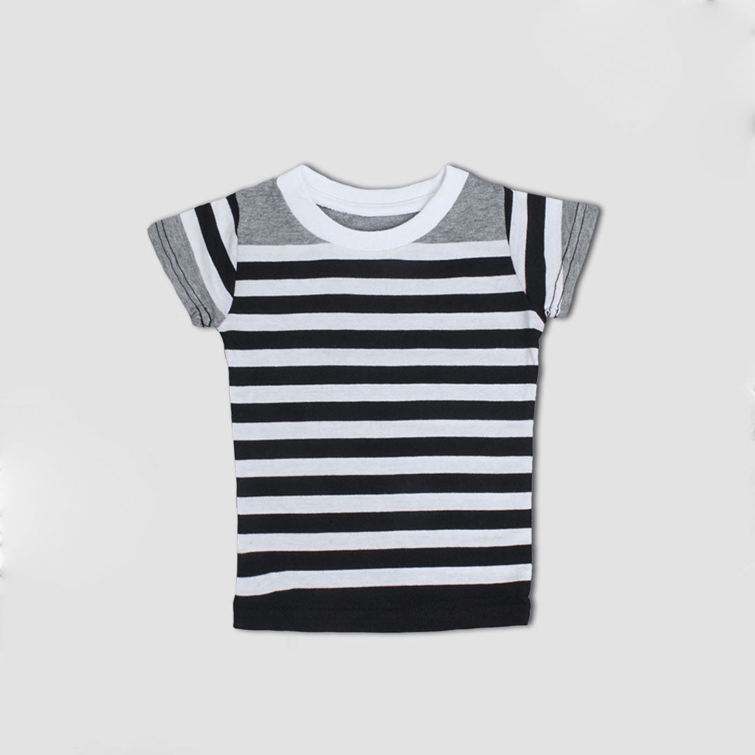 Black & White Stripes kids T-Shirt