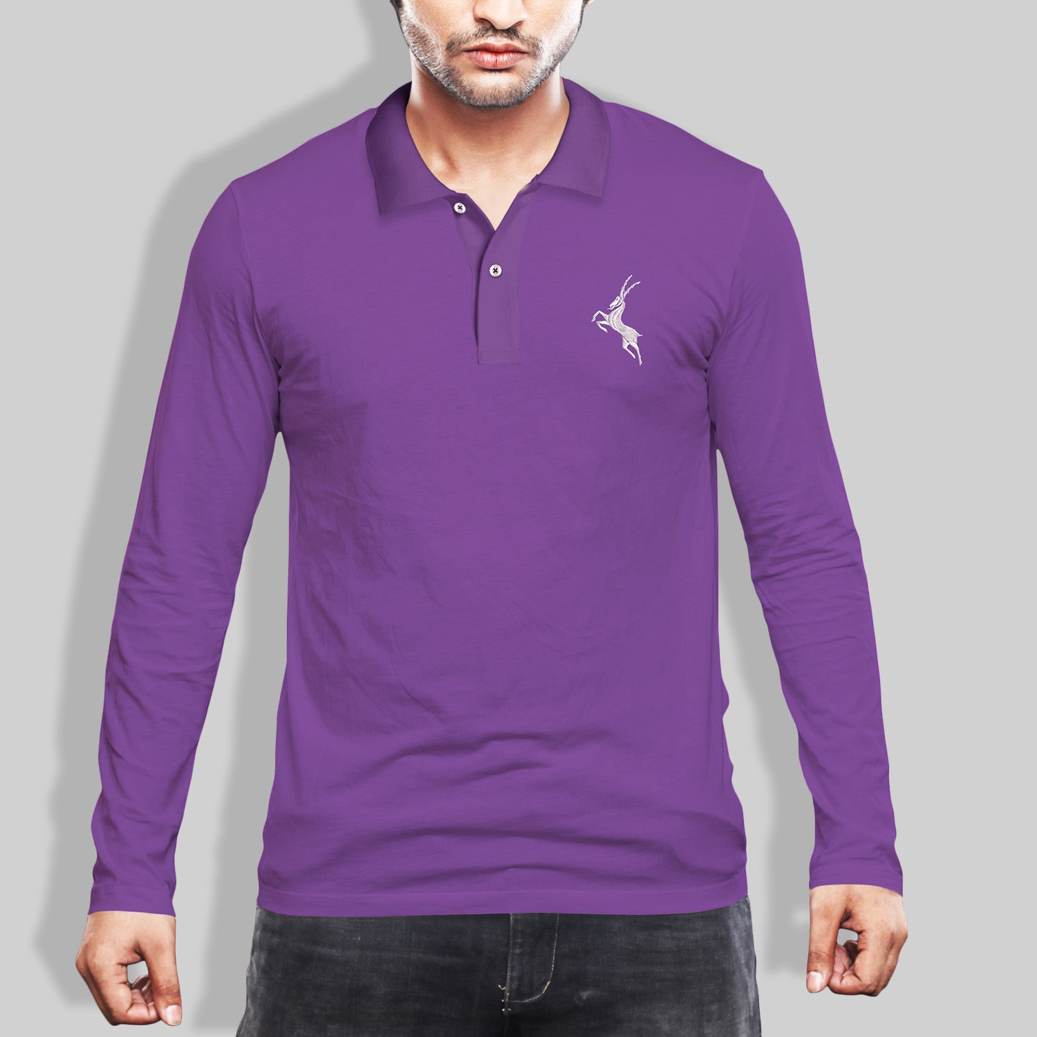 Polo Purple Long Sleeve - Code 23